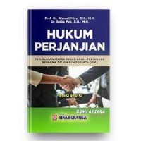 Hukum perjanjian : penjelasan makna pasal-pasal perjanjian bernama dalam KUH perdata (BW)