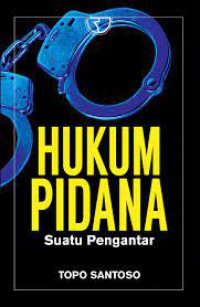 Hukum pidana suatu pengantar