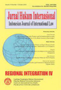 Jurnal hukum internasional