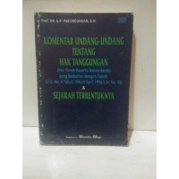 Komentar undang-undang tentang hak tanggungan