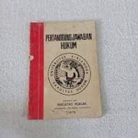 Pertanggungjawaban hukum